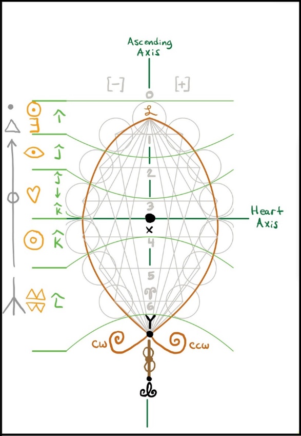 Leaf loop, chakra-nadi emphasis